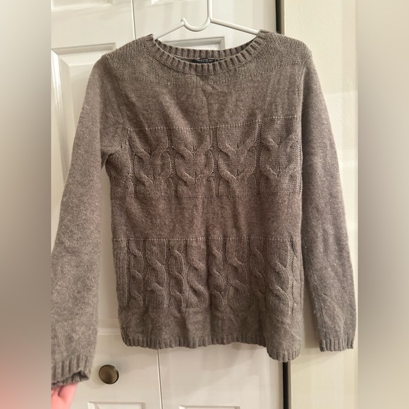 100% Cashmere Knit Lafayette 148 New York Sweater – Size S – Taupe/Mushroom - Picture 3 of 14